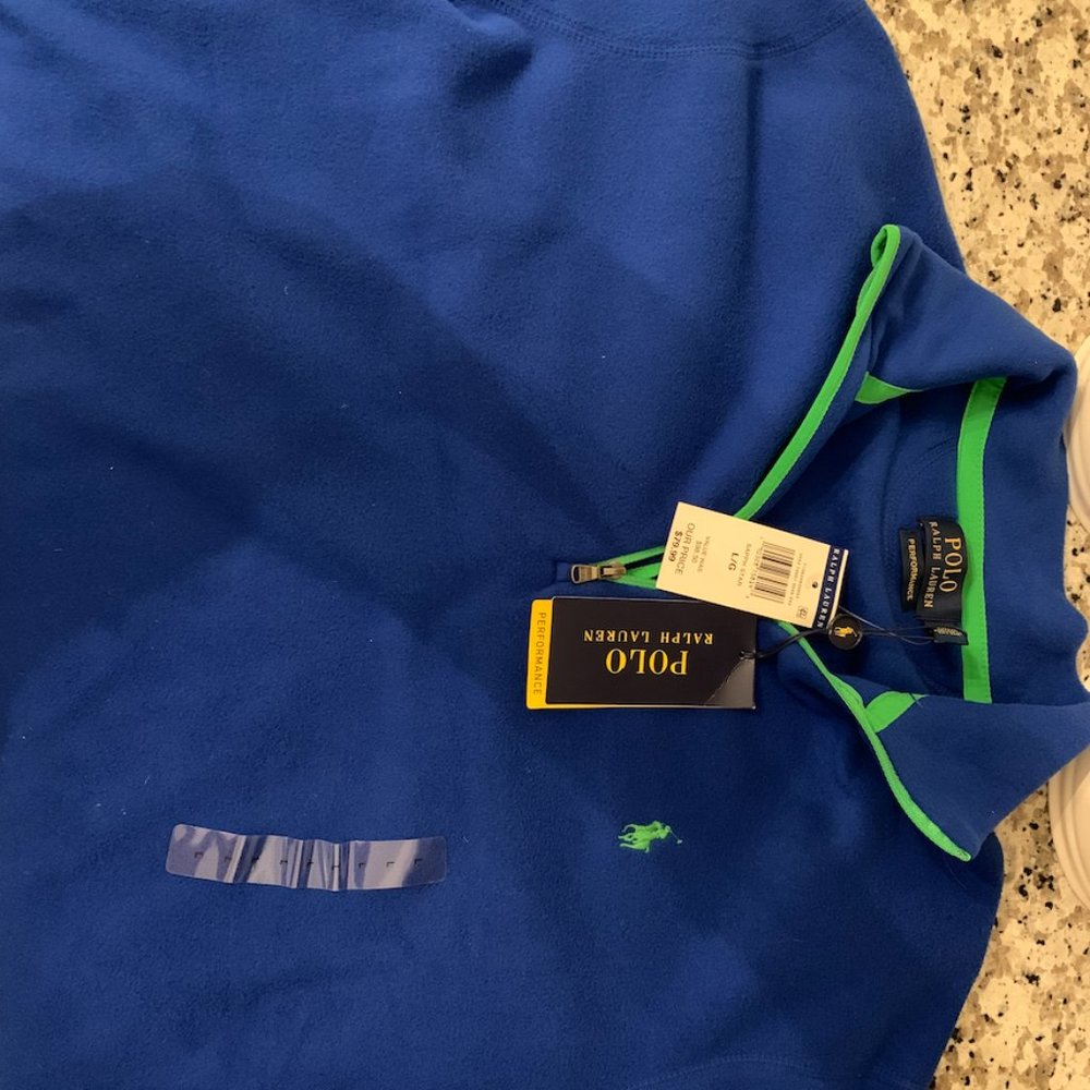 NEW  Men's Ralph Lauren Polo Pullover - LARGE - Picture 2 of 2